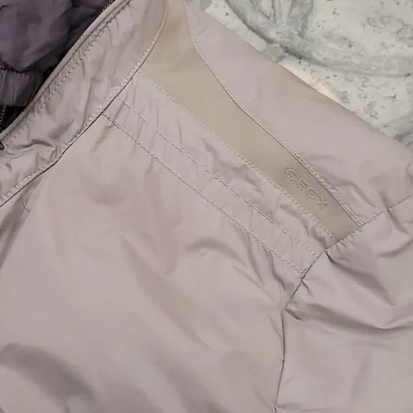 GEOX RESPIRA TAUPE COLOR FALL JACKET - Picture 9 of 10